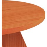 3 Klubska miza 3 pcs Voščeno rjava 49 x 49 x 30 cm Trdna borovina, (5000073419) | Shoptok.si