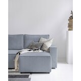 MID.YOU KOTNA SEDEŽNA GARNITURA, rebrasti žamet svetlo siva | Shoptok.si