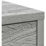  Komoda s predali in vrati, siva sonoma, 70,5x34x74,5 cm | Shoptok.si