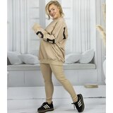 Pri Women's tracksuit loose sweatshirt + ribbed leggings CHICAGO | Shoptok.si