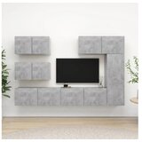  6-dijelni set TV ormarića siva boja betona od iverice | shoptok.hr