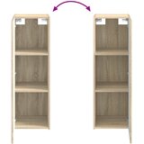  Set ormarića za kupaonicu 4 pcs Hrast sonoma 43 x 16 x 62,5 cm | shoptok.hr