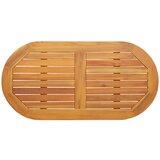 vidaXL Mizna plošča 100x50x2.2 cm Ovalna trdna akacijeva | Shoptok.si