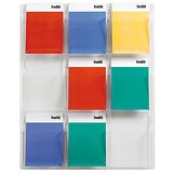 Helit Stenski zaslon, število predalov x format 9 x DIN A4, VxŠxG 937 x 762 x 51 mm | Shoptok.si