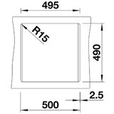 Blanco dalago 5 bela 515x510/190 mm | ePonuda.com