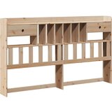 vidaXL Vzglavje s predelki 180 cm trdna borovina | Shoptok.si