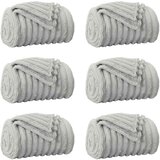  Pokrivači za bacanje 6 pcs Siva 240 x 220 cm Runo | shoptok.hr