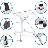 MID.YOU Dvižna Miza Stand Vm.su I, Bela | Shoptok.si