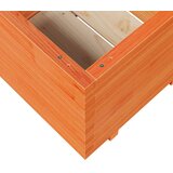  Vrtna sadilica voštano smeđe boje 60x60x49,5 cm od borovine | shoptok.hr