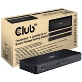 Club3d CSV-1583 laptop dock /port replicator Wired Thunderbolt 4 Black | shoptok.hr