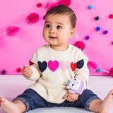 Bright Starts Wrist Pals Toy ropotuljica za na roko z grizljajočim delom Unicorn & Llama 0 m+ 2 kos | Shoptok.si