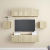 vidaXL 6-dijelni set TV ormarića boja hrasta sonome od iverice | shoptok.hr