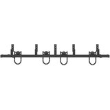vidaXL Komplet opreme za drsna vrata 183 cm jeklo črne barve | Shoptok.si