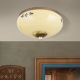 Orion plafonsko svetlo landhaus 1xE27/60W/230V prečnik 21 cm bronza/bež/plava | Eponuda.com