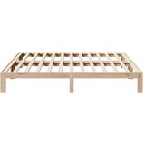  Posteljni okvir brez vzmetnice 180x200 cm trdna borovina | Shoptok.si