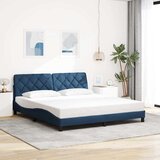  Okvir za krevet bez madraca plavi 180x200 cm od tkanine | shoptok.hr