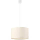 Luster na sajli SIRJA PLISADO 1xE27/15W/230V prečnik 35 cm krem Cene