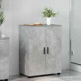 vidaXL Kupaonski ormar Beton siva 60 x 35 x 80 cm Konstruirano drvo | shoptok.hr