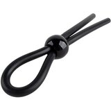 Pulselock Forge - nastavljiv lasso silikonski obroček za penis (črn) | Shoptok.si