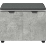  Klupa za hodnik s jastukom Betonsko Siva 60 x 38 x 46 cm | Eponuda.ba