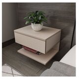 Hanah home noćni ormarić vivid beige | ePonuda.com