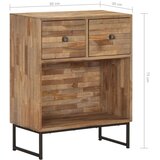  Komoda od obnovljene tikovine 60 x 30 x 75 cm | shoptok.hr