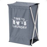 Di.Mo Korpa za veš platnena 44x32x62cm siva | ePonuda.com