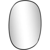  Zidno ogledalo crna 30x25 cm | Shoptok.si