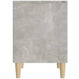  Noćni ormarići 2 kom siva boja betona 40x35x50 cm | shoptok.hr