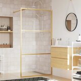  Stijenka za walk-in tuš sa staklom ESG zlatna 100 x 195 cm Cijene