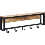 Stalak za kapute 87 x 10 x 27 cm masivno grubo drvo manga | shoptok.hr