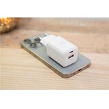 Swissten punjač GaN 45 W, 1x USB-C PD + 1x USB-A 18 W QC, bijeli Slike