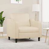  The Living Store Fotelj krem 60 cm blago - Fotelj, (21447903) Cene