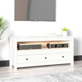 vidaXL TV ormarić bijeli 114 x 35 x 52 cm od masivne borovine Cijene