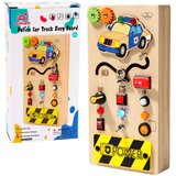  Wooden Educational Manipulative Board Police Car LED Cijene