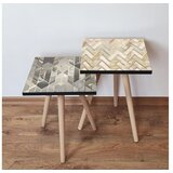 Hanah home sklapajući Stočić 2 Komada 2SHP469 - Sivo | ePonuda.com