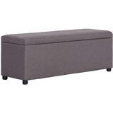  Klop s prostorom za shranjevanje 116 cm taupe poliester, (20772347) Cene
