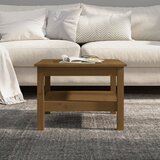 vidaXL Stolić za kavu boja meda 55 x 55 x 40 cm od masivne borovine | shoptok.hr