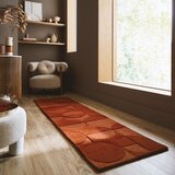 Flair Rugs Ročno tkan volnen tekač v barvi terakote 60x230 cm Gigi – | Shoptok.si