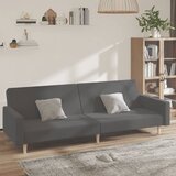  Dvosjed na razvlačenje od tkanine svjetlosivi | shoptok.hr