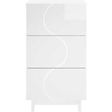  Noćni ormar 2 pcs Bijela visokog sjaja 33,5 x 34,5 x 60 cm | shoptok.hr