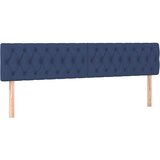  Krevet s oprugama i madracem plavi 200 x 200 cm od tkanine | shoptok.hr