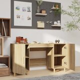  Radni stol boja hrasta sonome 140x50x75 cm konstruirano drvo | shoptok.hr