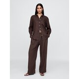 GAP Wide linen trousers - Women's | shoptok.hr