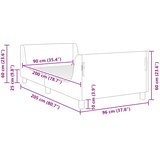  za djecu s uzglavljem Morska zelena 90 x 200 cm Baršun | shoptok.hr