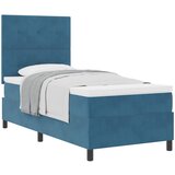  s opruga kutije Tamno plava 90 x 200 cm Baršun | shoptok.hr