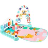 Magic Toys Baby fitnes igralna preproga z živalskim motivom z brcajočim klavirjem z zvočnimi efekti | Shoptok.si