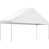  Sjenica s krovom bijela 8,92 x 5,88 x 3,75 m polietilen Slike