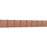 vidaXL Ograjni panel rjav 1391x186 cm WPC, (21122990) Cene