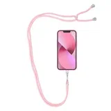 privjesak za telefon podesive duljine / duljina kabela 165 cm (max 82,5 cm u omči) / rame ili vrat – lite pink